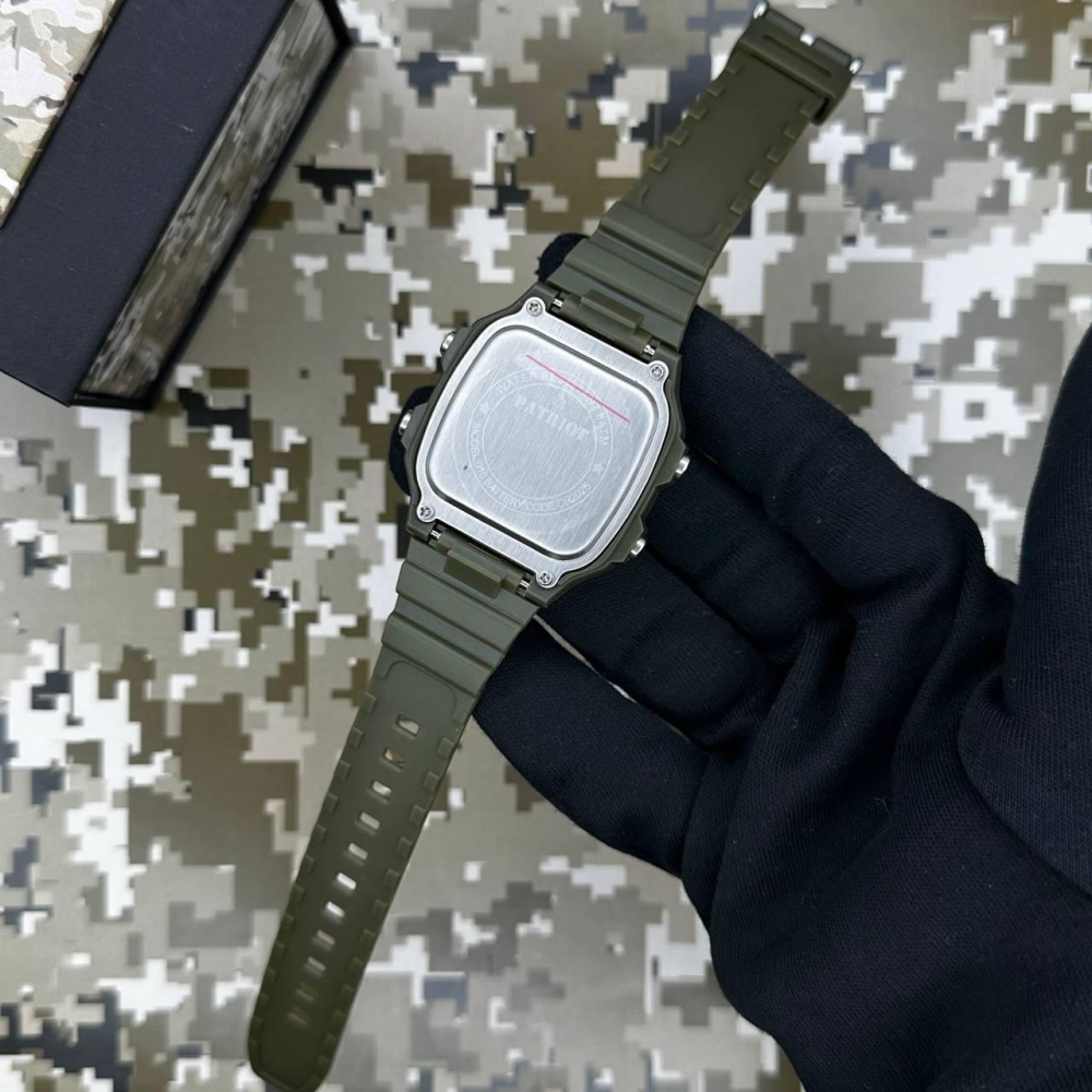 Годинник наручний Patriot 010AGSU ЗСУ Зелені + Коробка.
