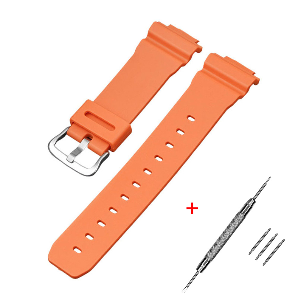 Ремінець для Casio G-Shock DW-6900 Orange SI