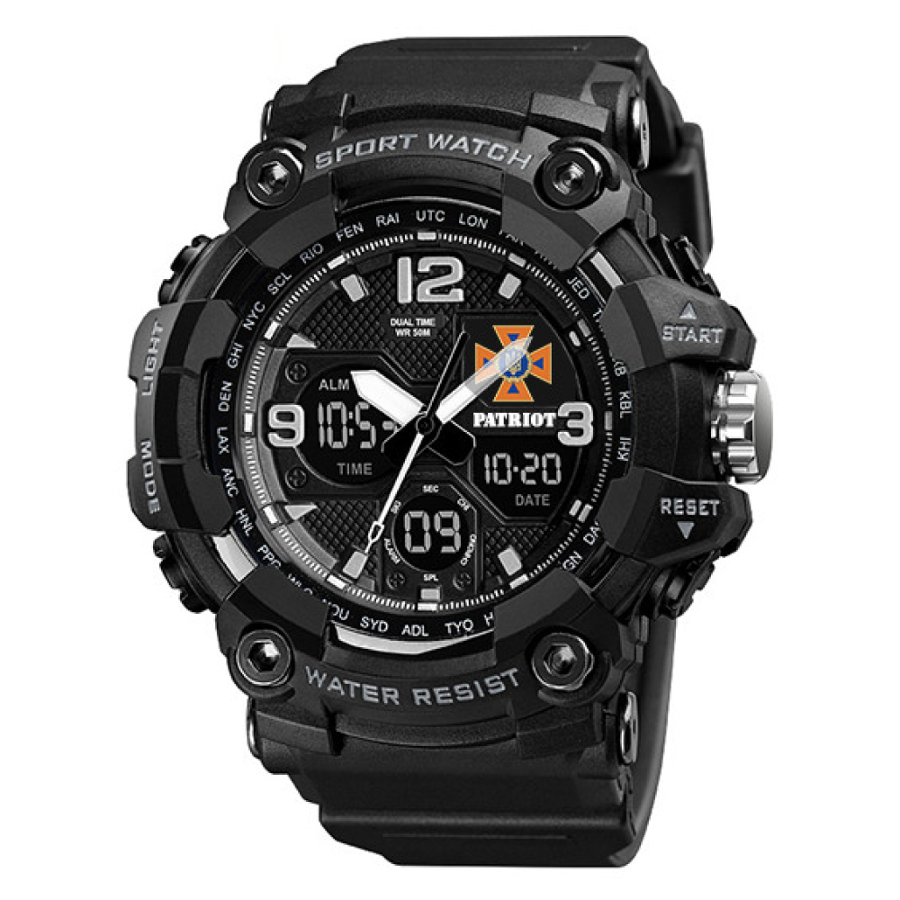 Годинник наручний Patriot 006BKDSNS ДСНС Чорні + Коробка