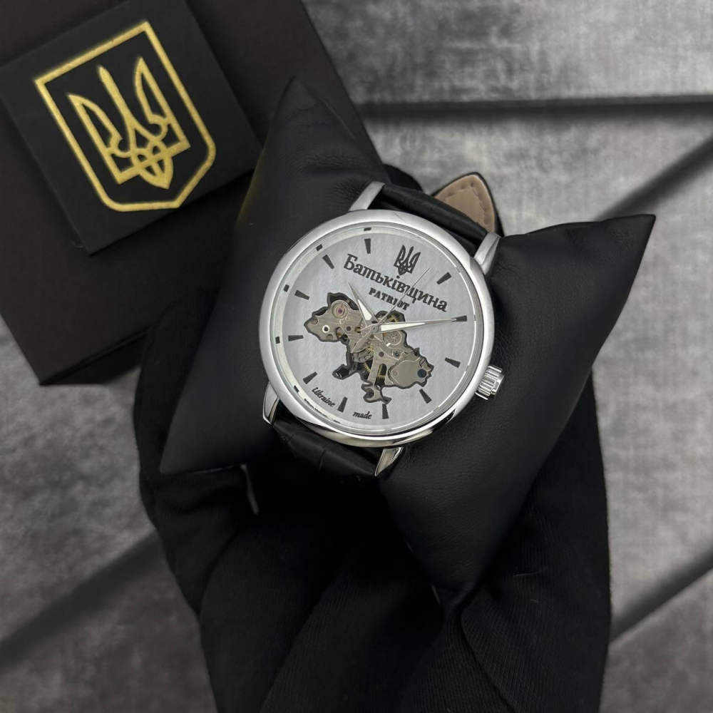 Годинник наручний Patriot 022SISI Mechanic Батьківщина Silver-Silver