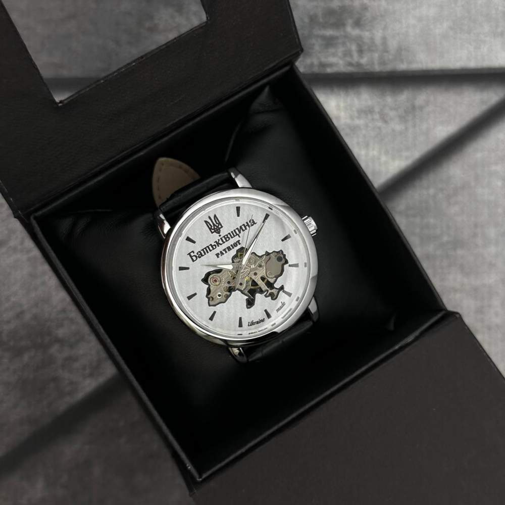 Годинник наручний Patriot 022SISI Mechanic Батьківщина Silver-Silver