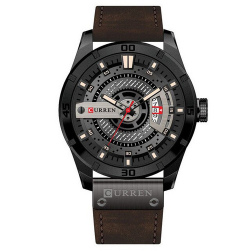 Curren 8301 Black-Dark Brown Curren 8301 Black-Dark Brown
