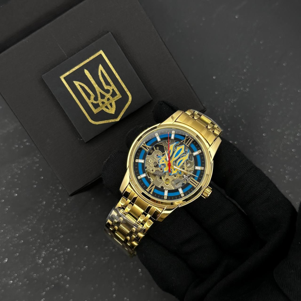 Годинник наручний Patriot 025 Sharp Gold Blue.