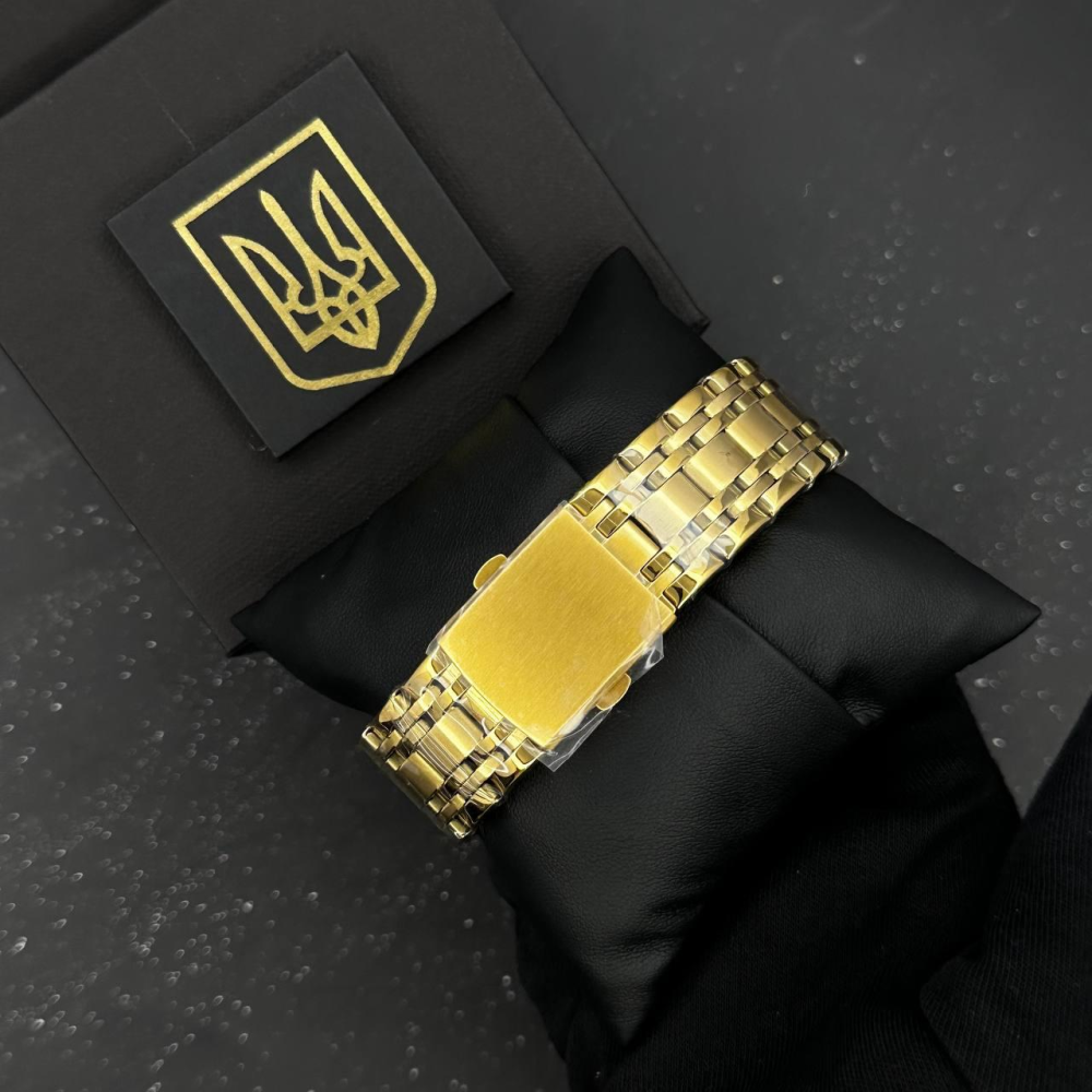 Годинник наручний Patriot 025 Sharp Gold Blue.
