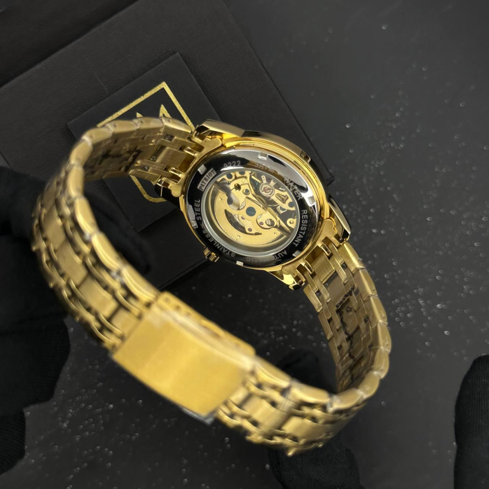 Годинник наручний Patriot 025 Sharp Gold Blue.