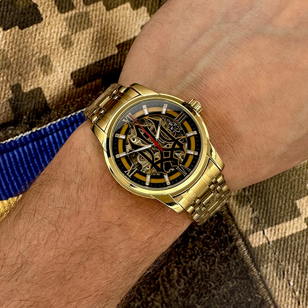 Годинник наручний Patriot 025 Sharp Gold-Black.