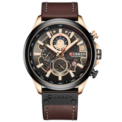 Curren 8380 Black-Cuprum-Dark Brown Curren 8380 Black-Cuprum-Dark Brown
