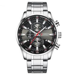 Curren 8351 Silver-Black Curren 8351 Silver-Black