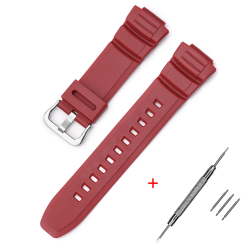 Ремінець для Casio AE-2100 Red SI Ремінець для Casio AE-2100 Red SI