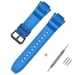 Ремінець для Casio AE-2100 Blue BK Ремінець для Casio AE-2100 Blue BK
