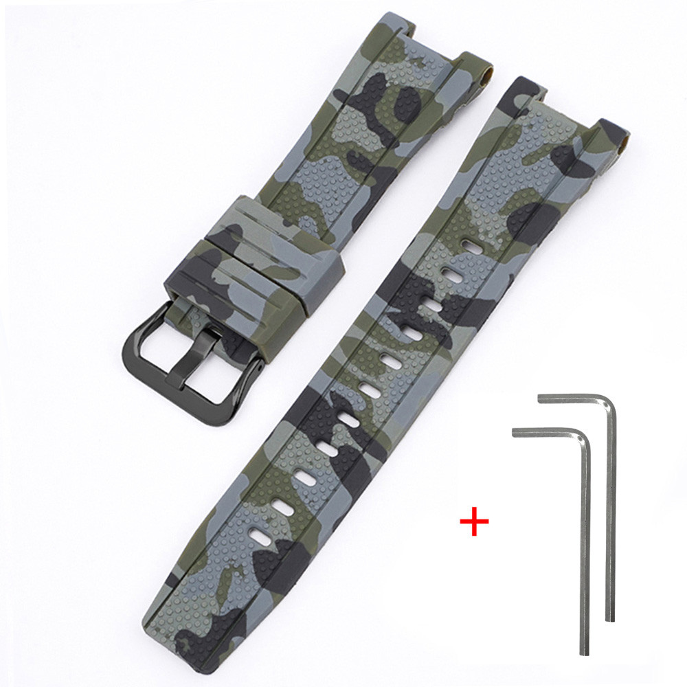 Ремінець для Casio G-Shock GST-W300 Camo Green BK