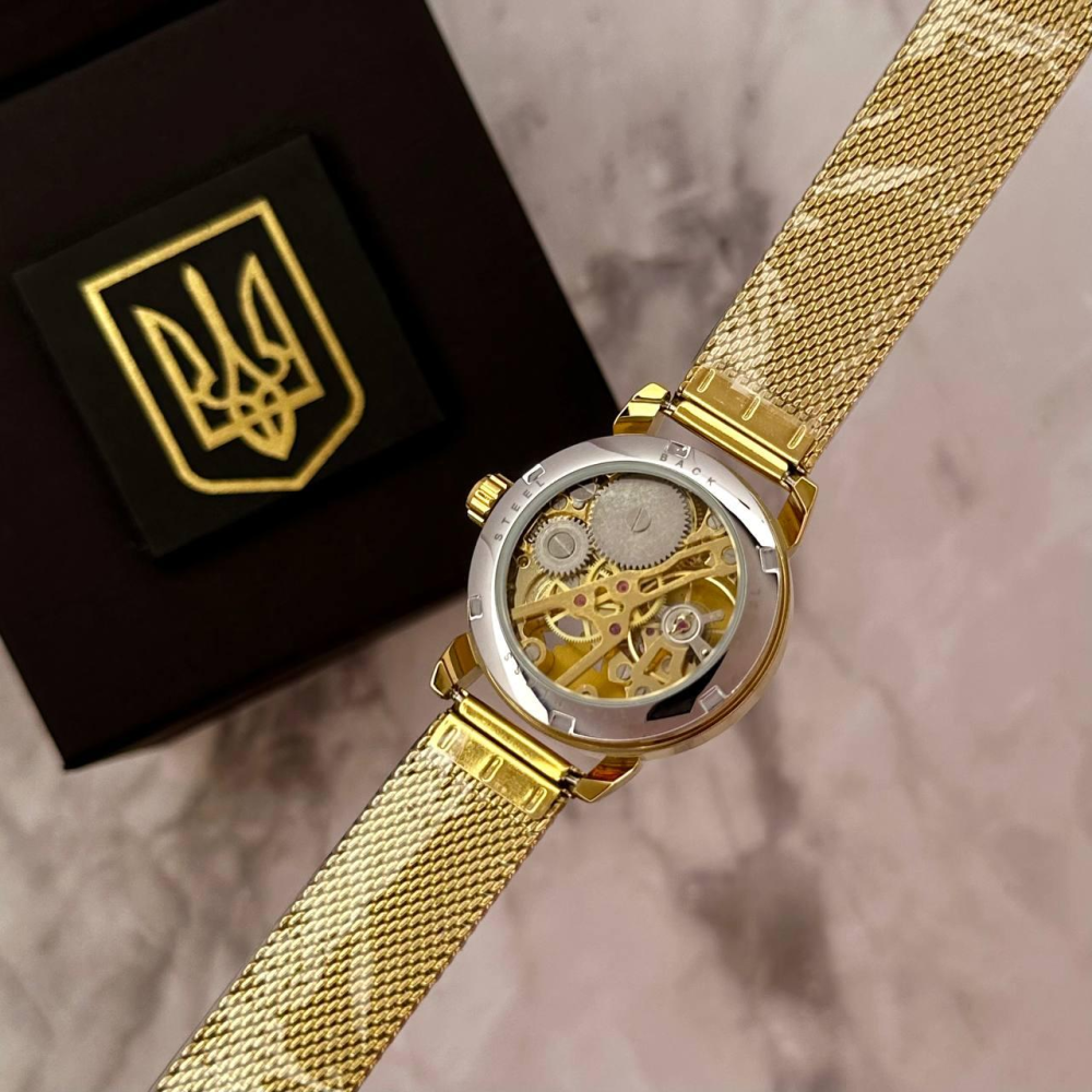 Годинник наручний Patriot Gold-Black Де би не була