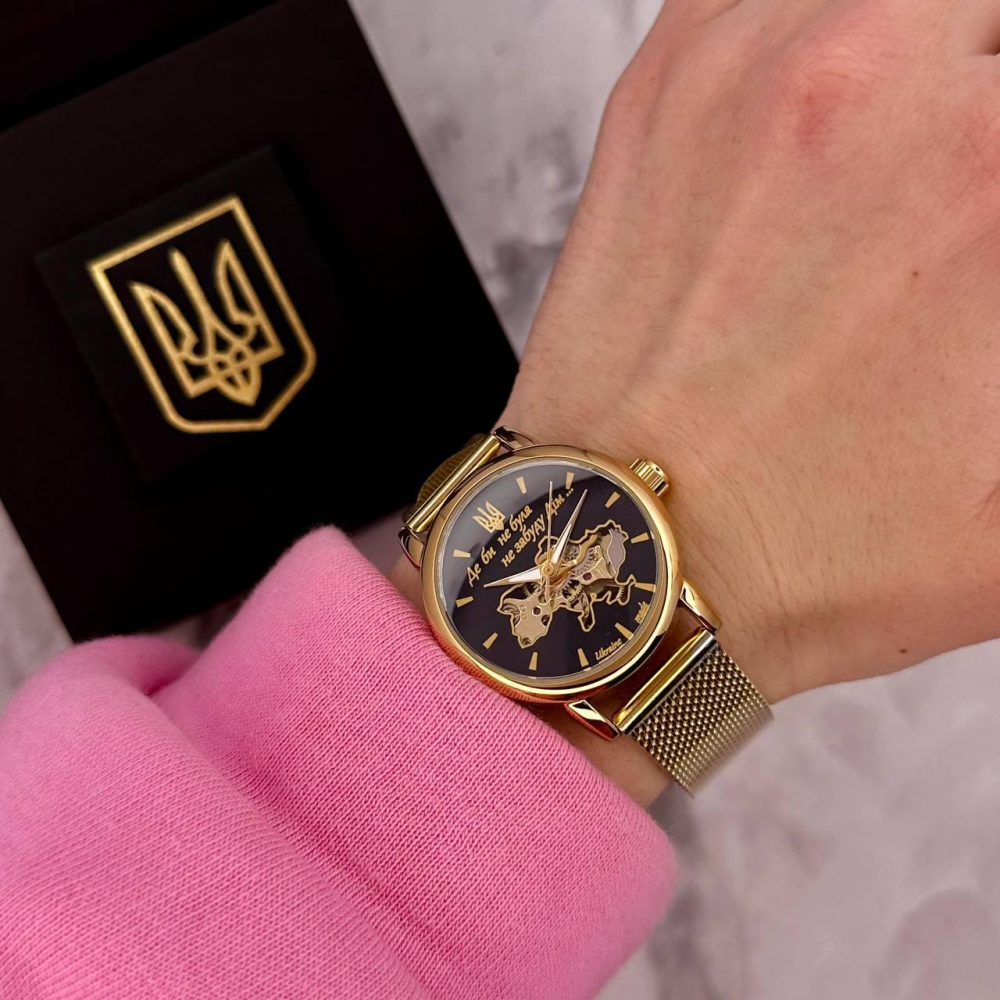 Годинник наручний Patriot Gold-Black Де би не була
