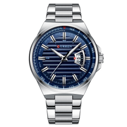 Curren 8375 Silver-Blue Curren 8375 Silver-Blue