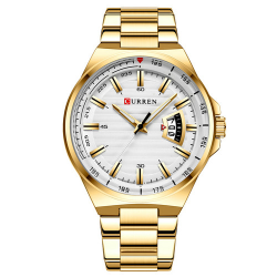Curren 8375 Gold-White Curren 8375 Gold-White