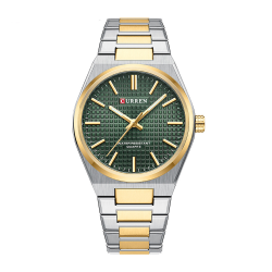 Curren 8439L Silver-Gold-Green Curren 8439L Silver-Gold-Green