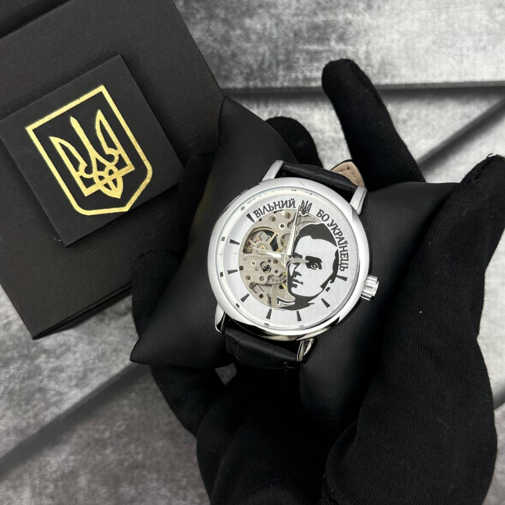 Годинник наручний Patriot 022 Silver-Black Automatics Вільний бо Українець