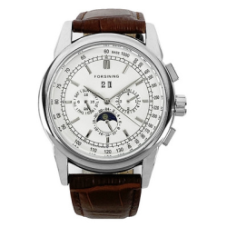 Forsining 319 Brown-Silver-White Forsining 319 Brown-Silver-White