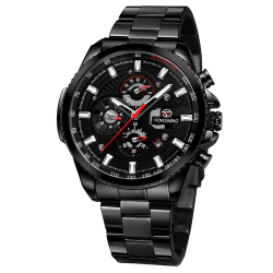 Forsining 6909 All Black-Red Forsining 6909 All Black-Red