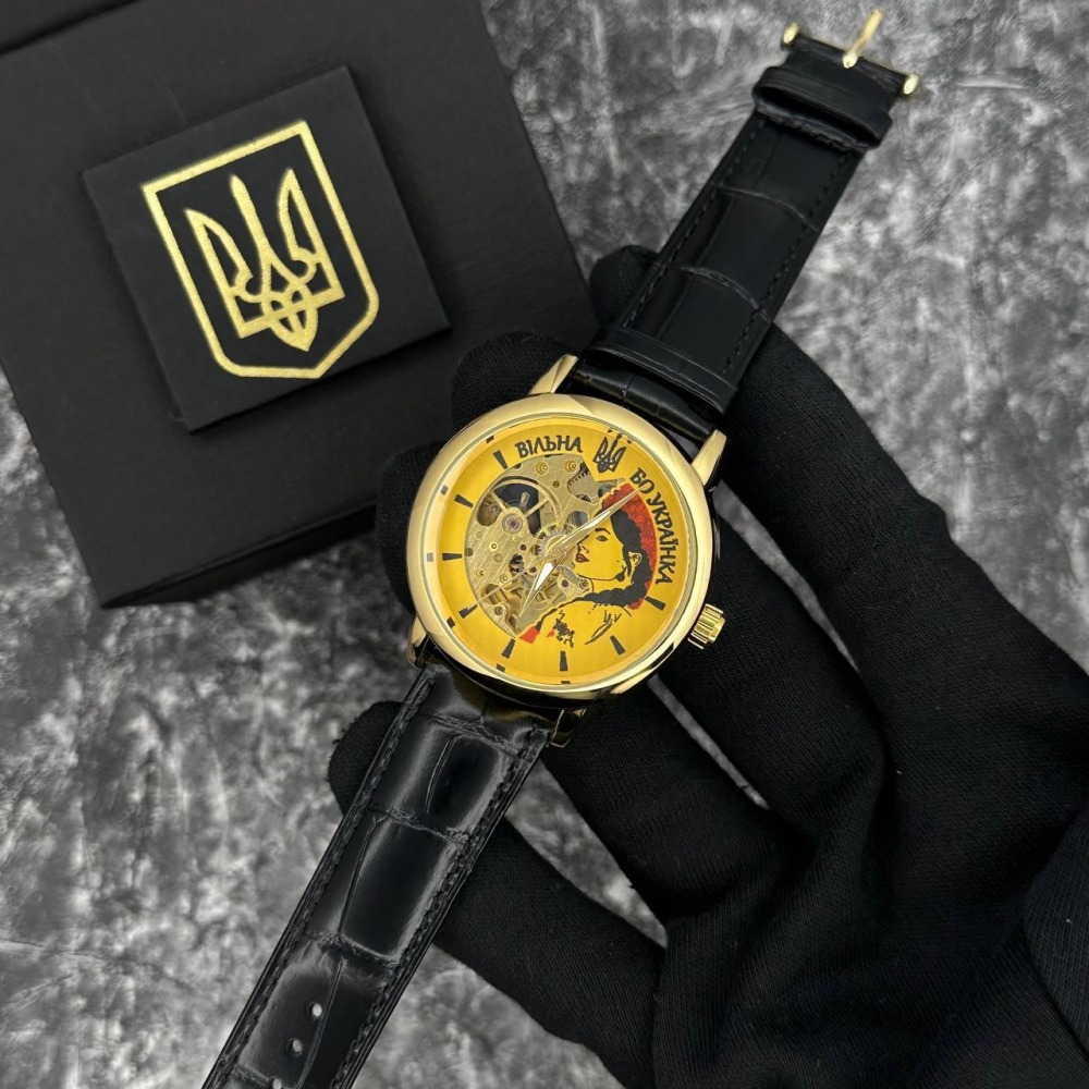 Годинник наручний Patriot 022 Gold-Black Automatics Вільна бо Українка