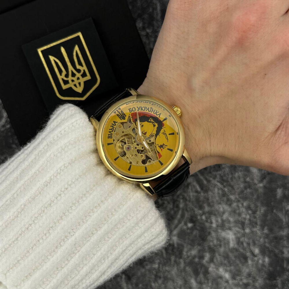 Годинник наручний Patriot 022 Gold-Black Automatics Вільна бо Українка