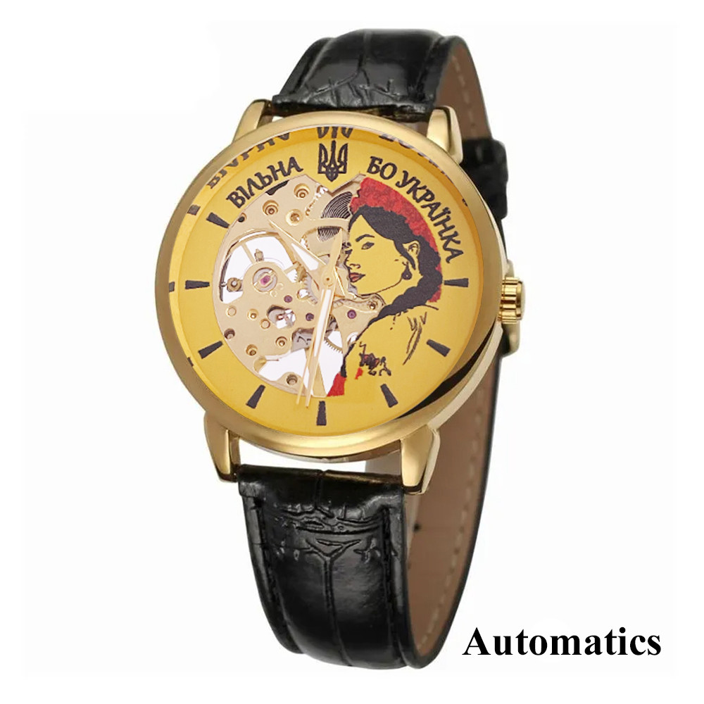 Годинник наручний Patriot 022 Gold-Black Automatics Вільна бо Українка