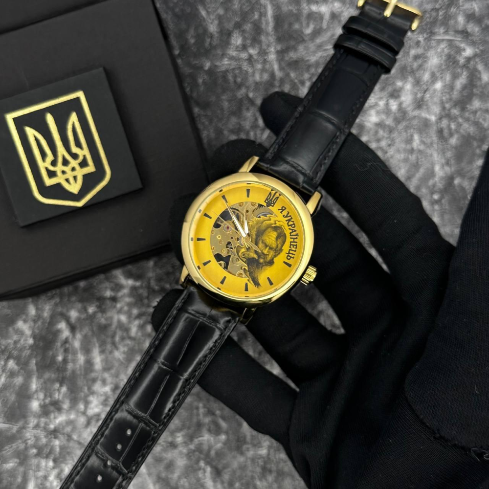 Годинник наручний Patriot 022 Gold-Black Automatics Я Українець