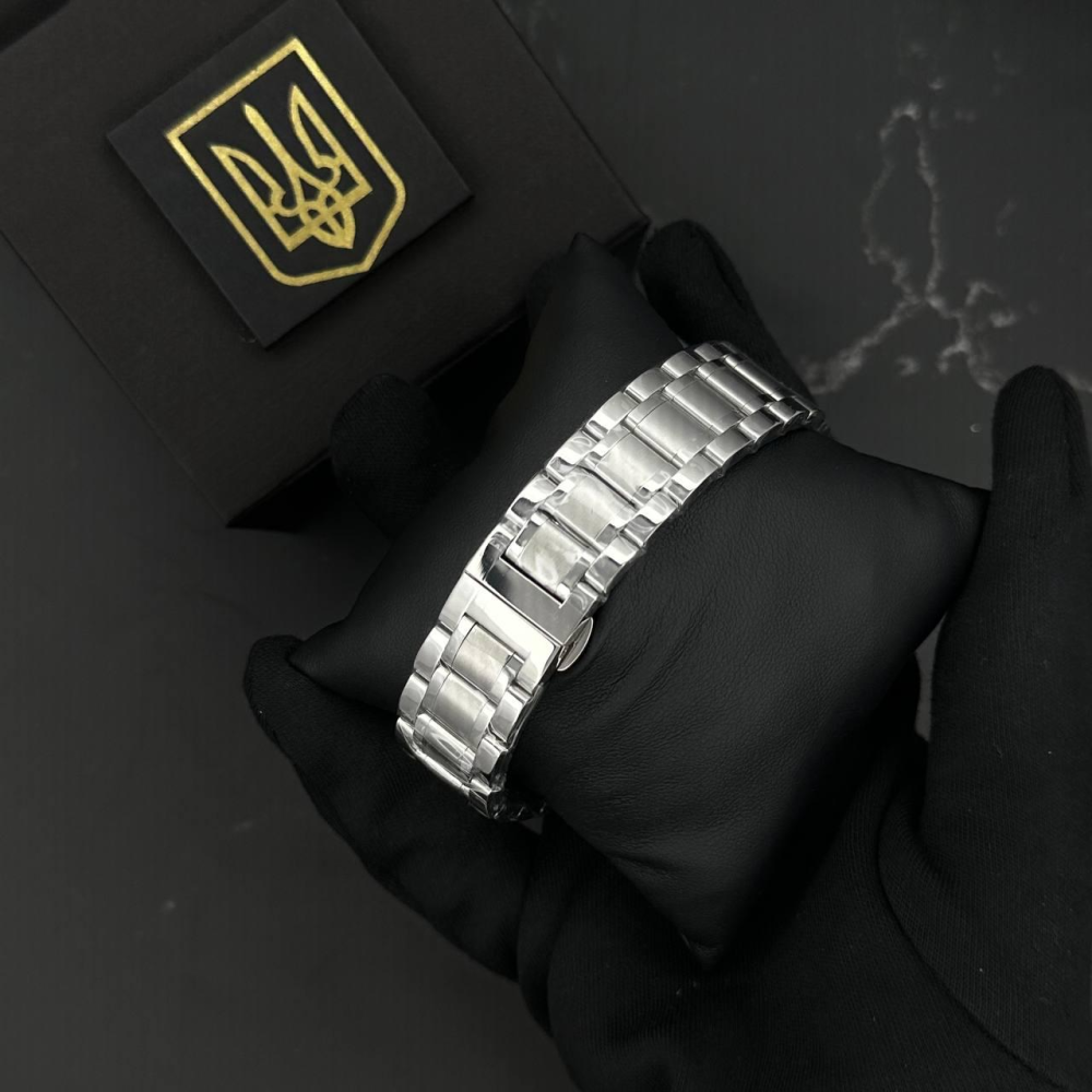 Годинник наручний Patriot 023 Тризуб Срібло