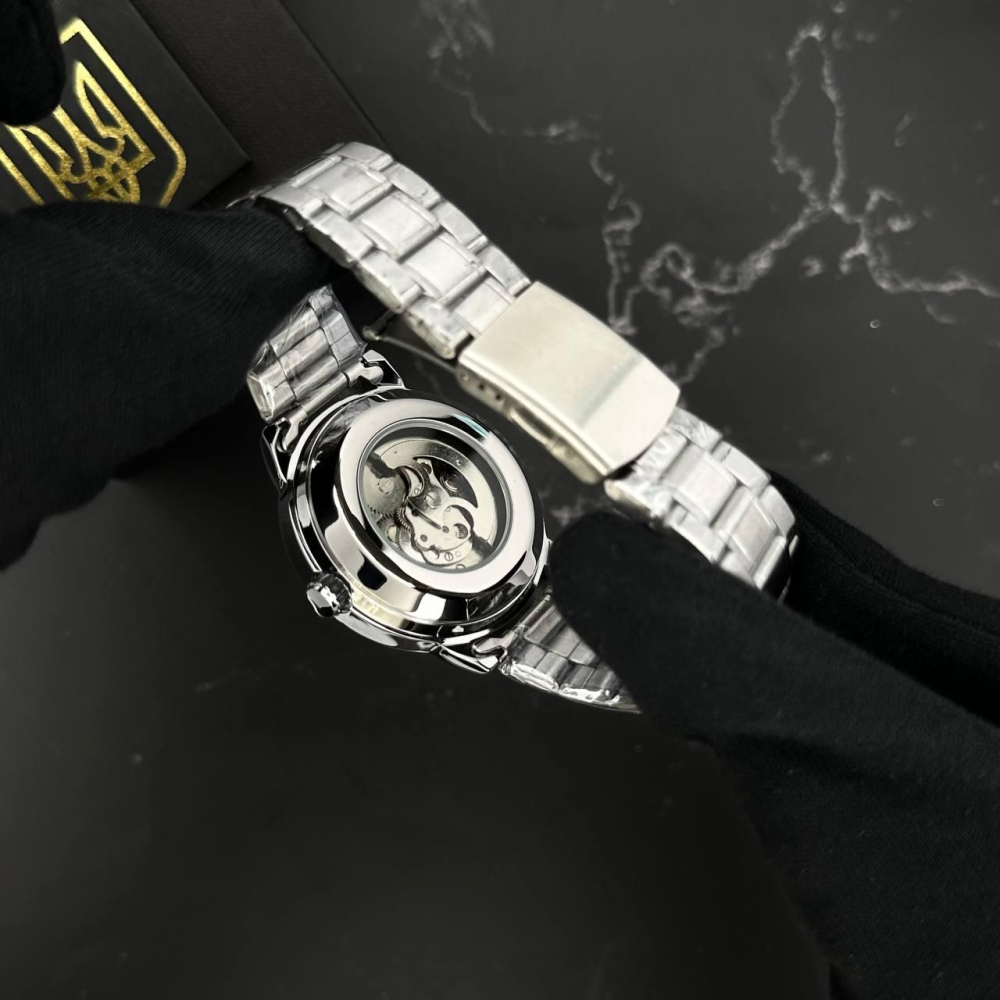 Годинник наручний Patriot 022-3D Не Забуду Дім Silver-Black Steel