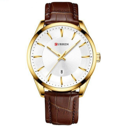Curren 8365 Brown-Gold-White Curren 8365 Brown-Gold-White
