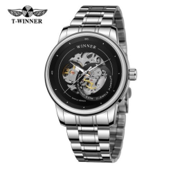Forsining 8190 Silver-Black Steel Forsining 8190 Silver-Black Steel