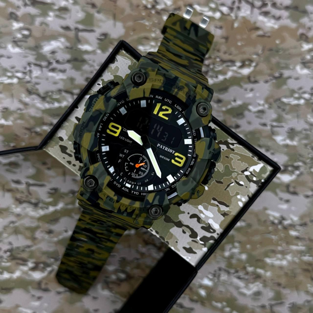 Годинник наручний Patriot 003CMGN Camo Green