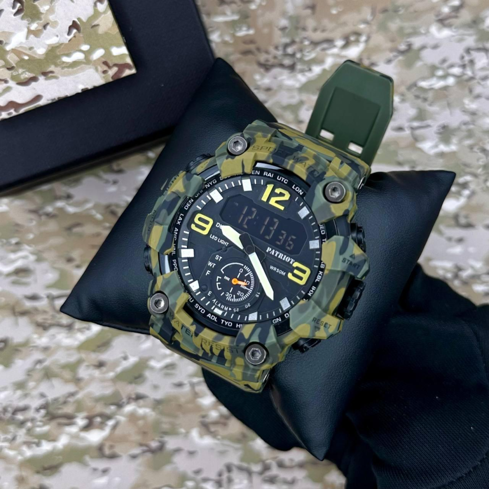 Годинник наручний Patriot 003CMGN Camo Green
