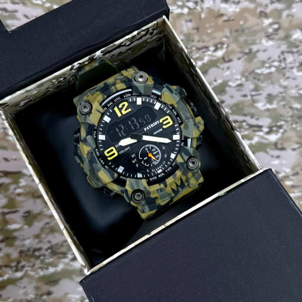 Годинник наручний Patriot 003CMGN Camo Green