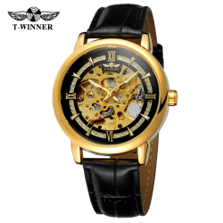 Forsining 8173 Gold-Black Leather Forsining 8173 Gold-Black Leather