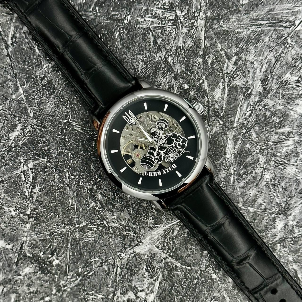 Годинник наручний Ukrwatch Козак Silver-Black