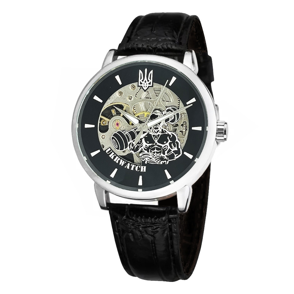 Годинник наручний Ukrwatch Козак Silver-Black