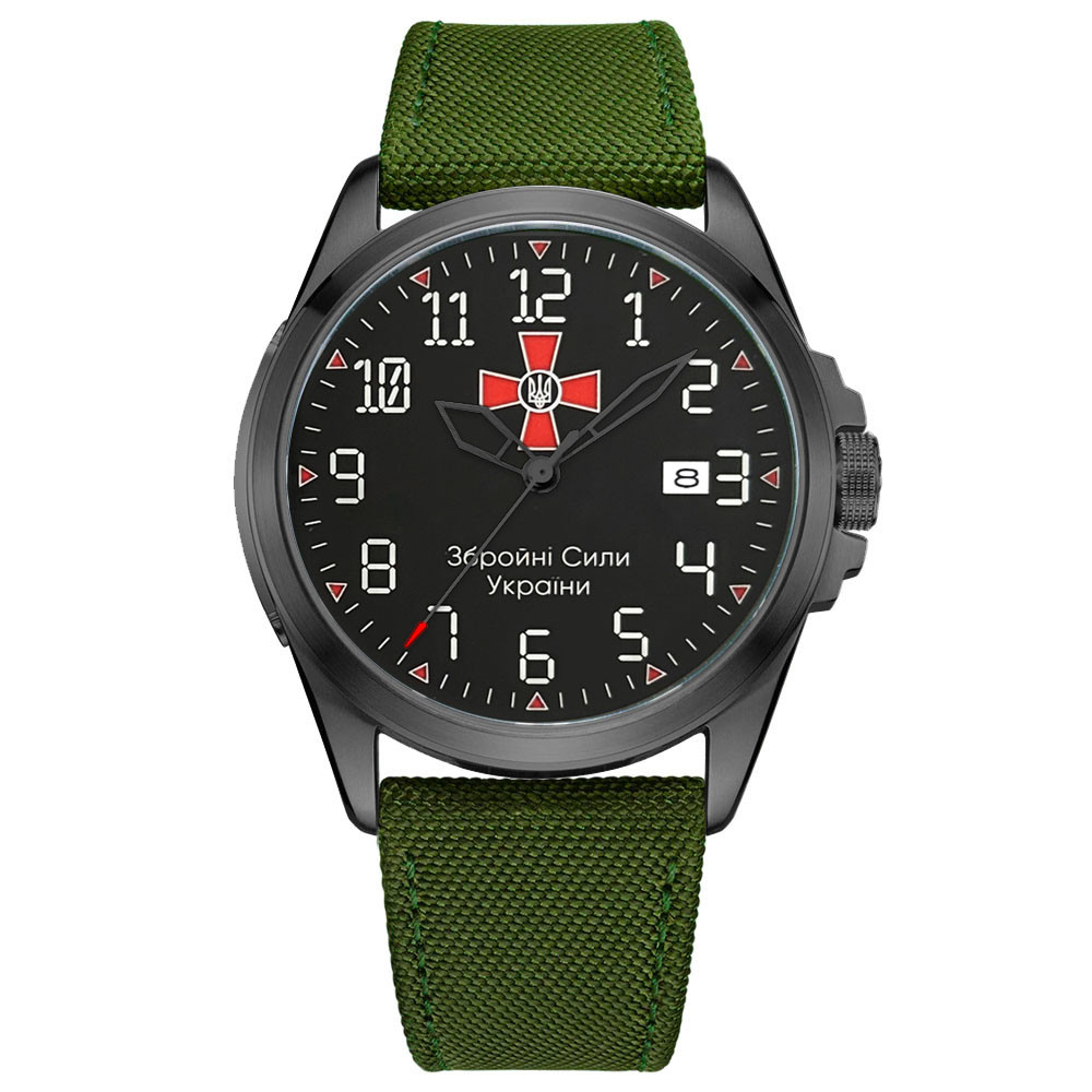 Годинник наручний Ukrwatch Hetman 040BKAG ЗСУ Automatic