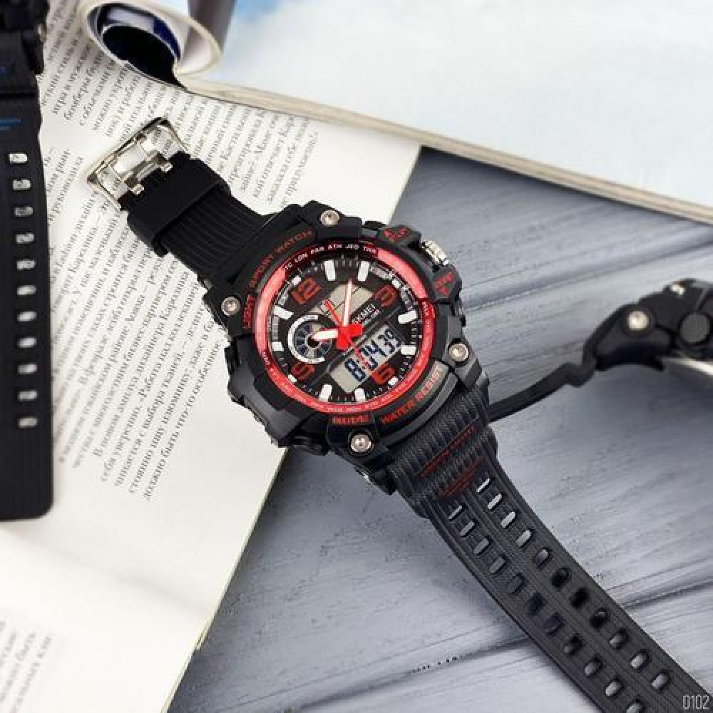 Skmei 1283 Black-Red SALE