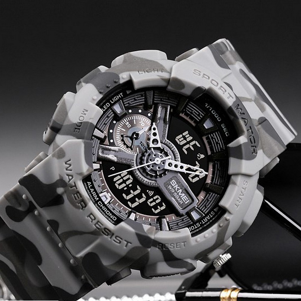Skmei 1688CMGY Camo Gray.