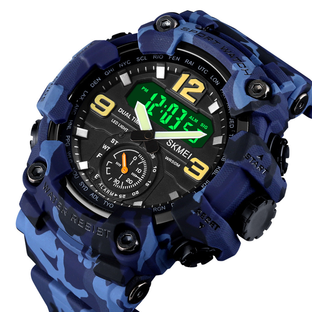 Skmei 1637 Blue-Military SALE