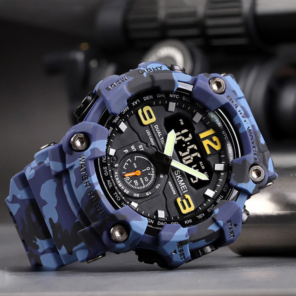 Skmei 1637 Blue-Military SALE