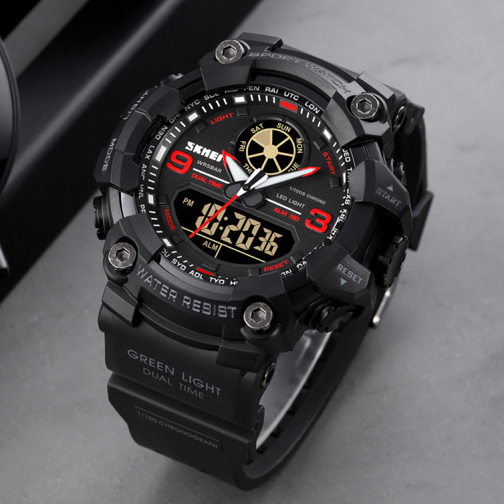 Skmei 1818 Black-Red. SALE