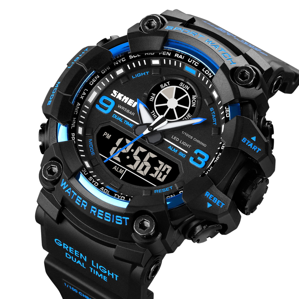 Skmei 1818 Black-Blue. SALE