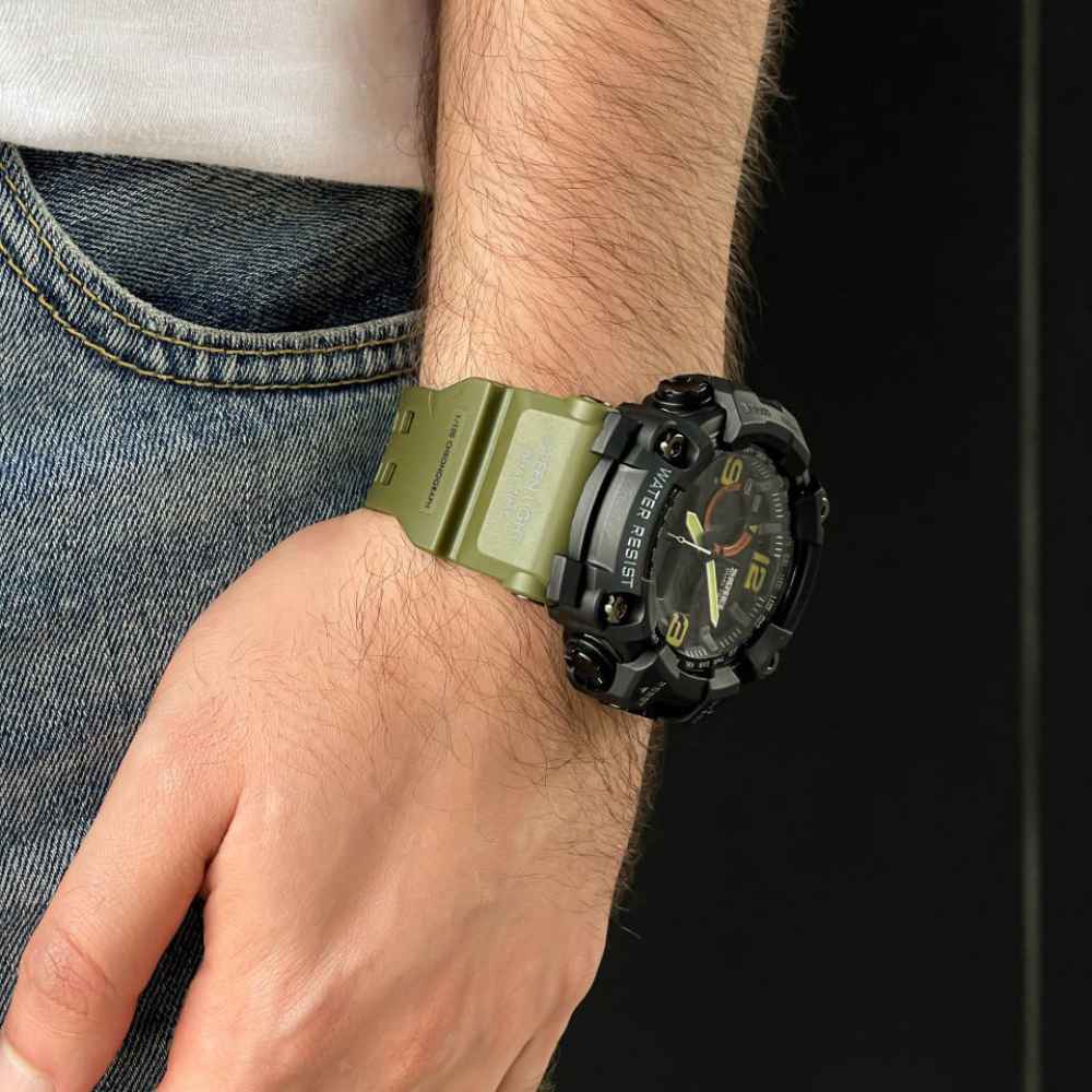 Skmei 1520AG Black-Military Wristband. SALE