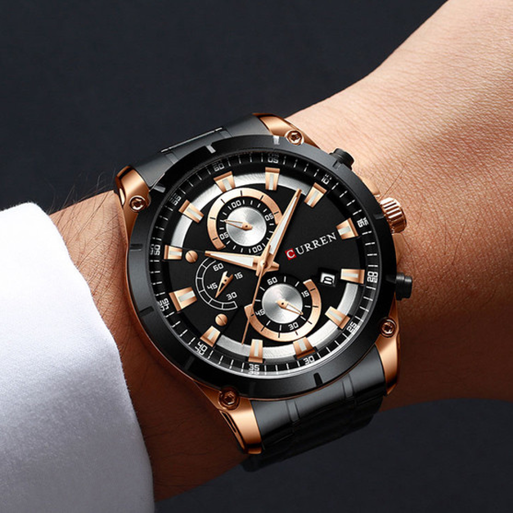 Curren 8360 Black-Gold