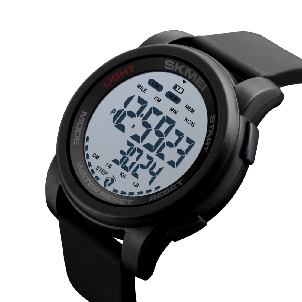 Skmei 1469BKWT Black STOPPED