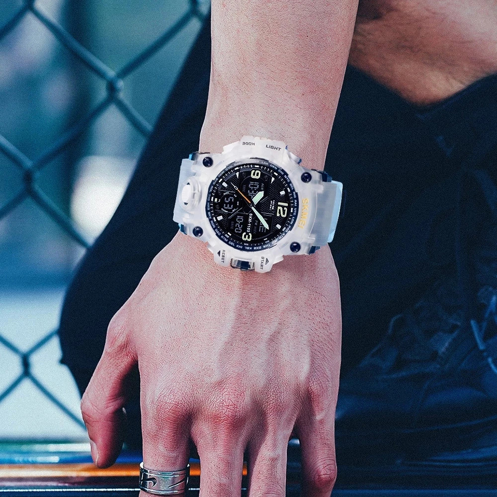 Skmei 1155BWT White-Black