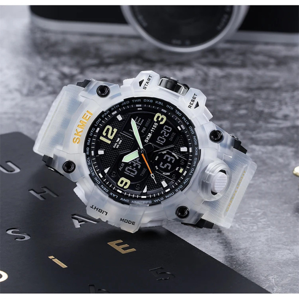 Skmei 1155BWT White-Black