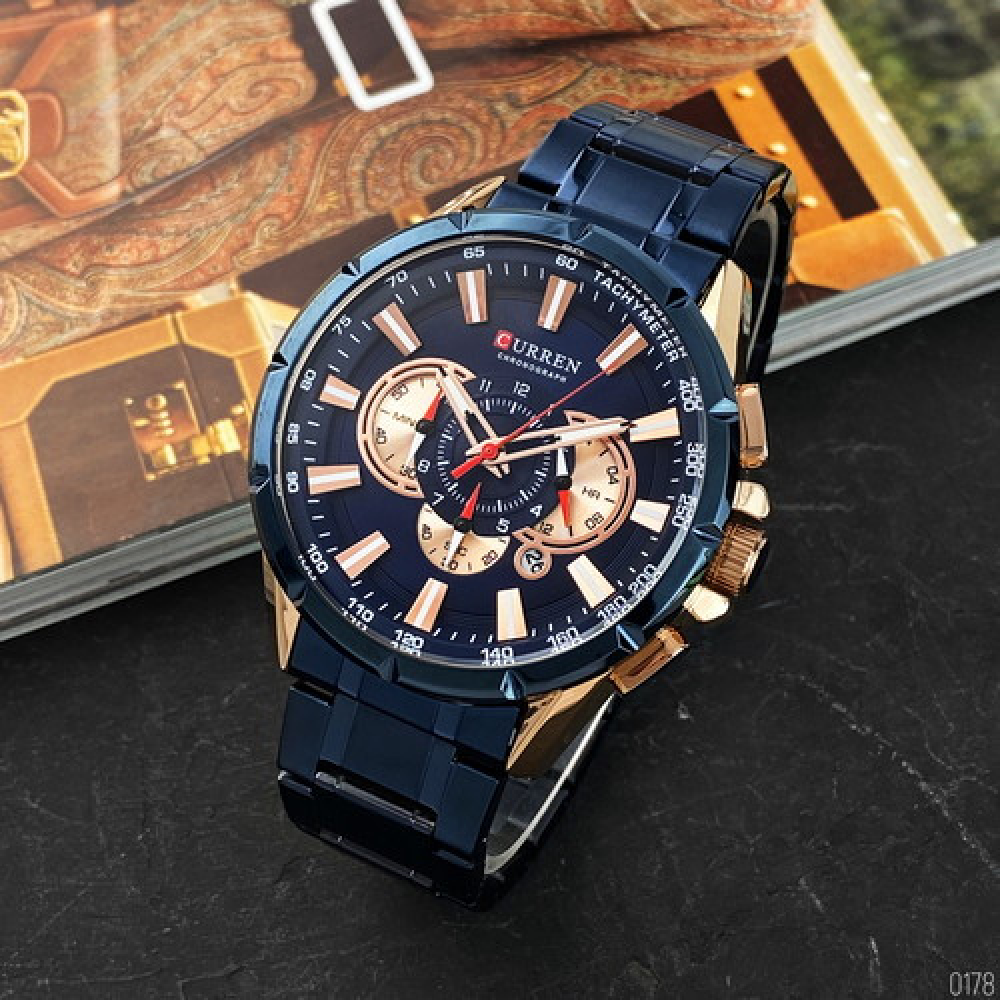 Curren 8363 Blue-Cuprum